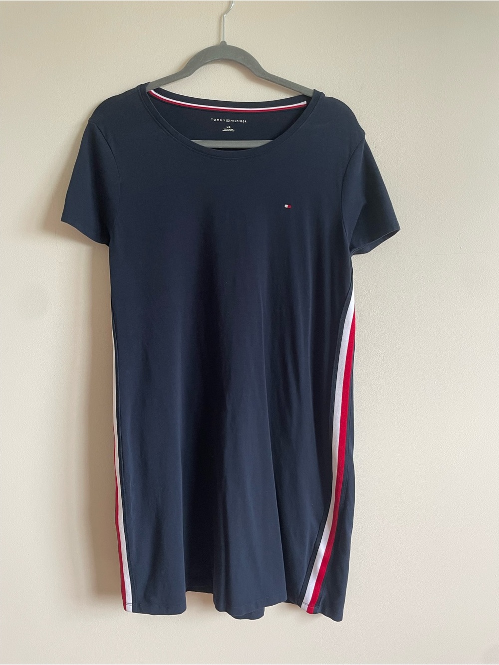 Tommy Hilfiger Navy T-Shirt Dress | Size Large